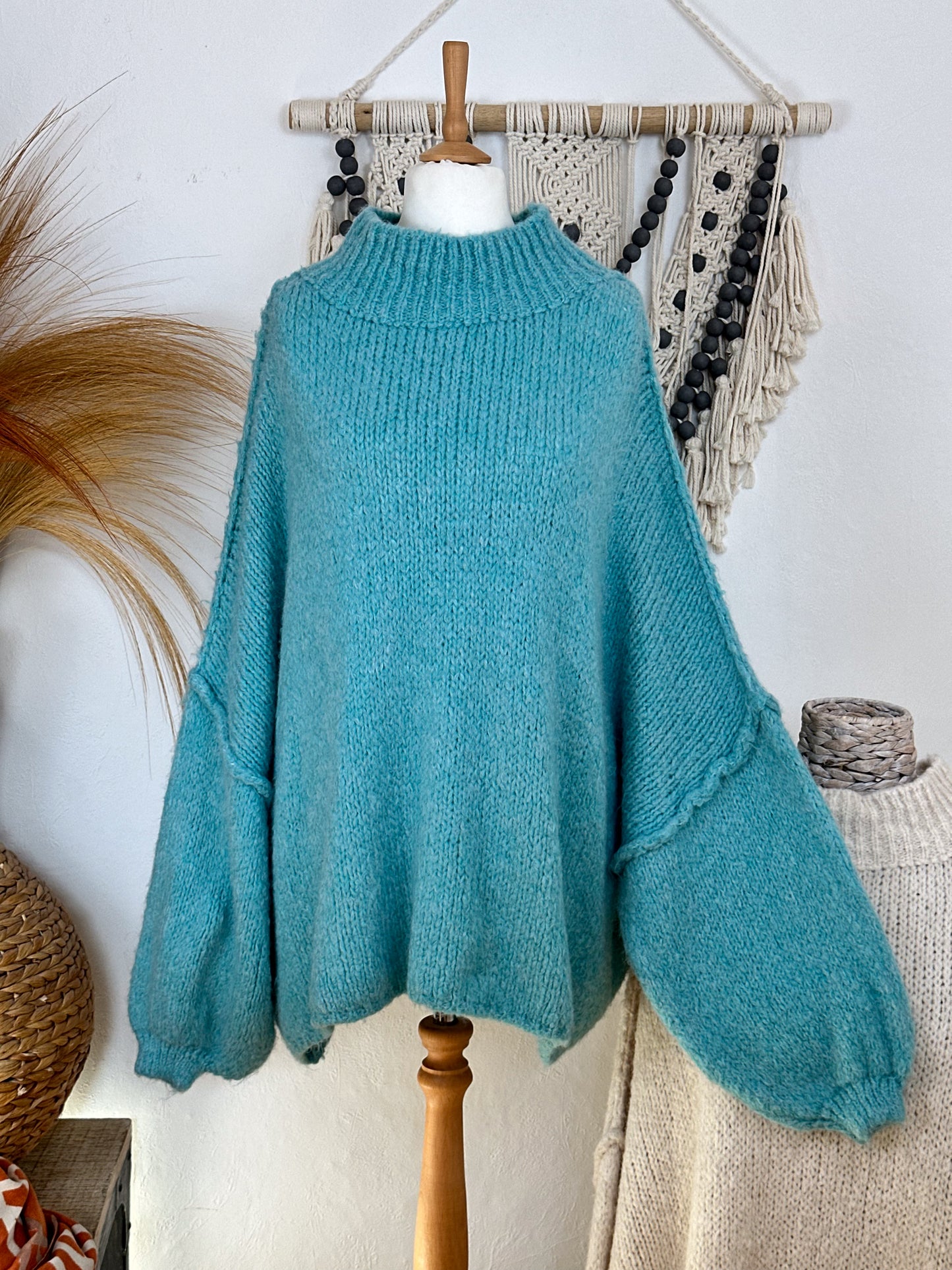 OVERSIZE KUSCHEL PULLOVER ALINA