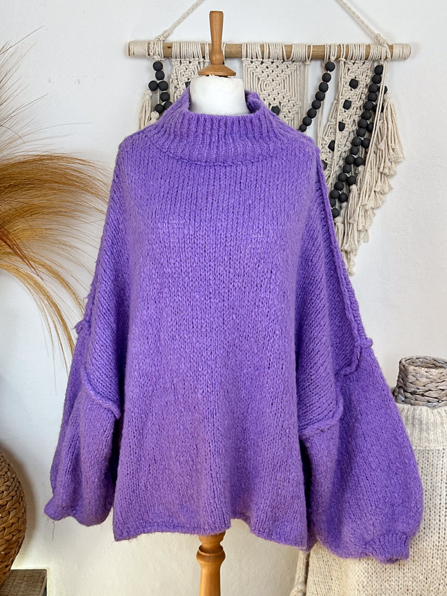 OVERSIZE KUSCHEL PULLOVER ALINA