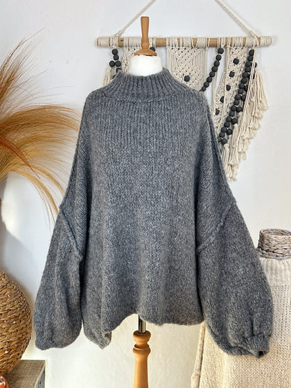 OVERSIZE KUSCHEL PULLOVER ALINA