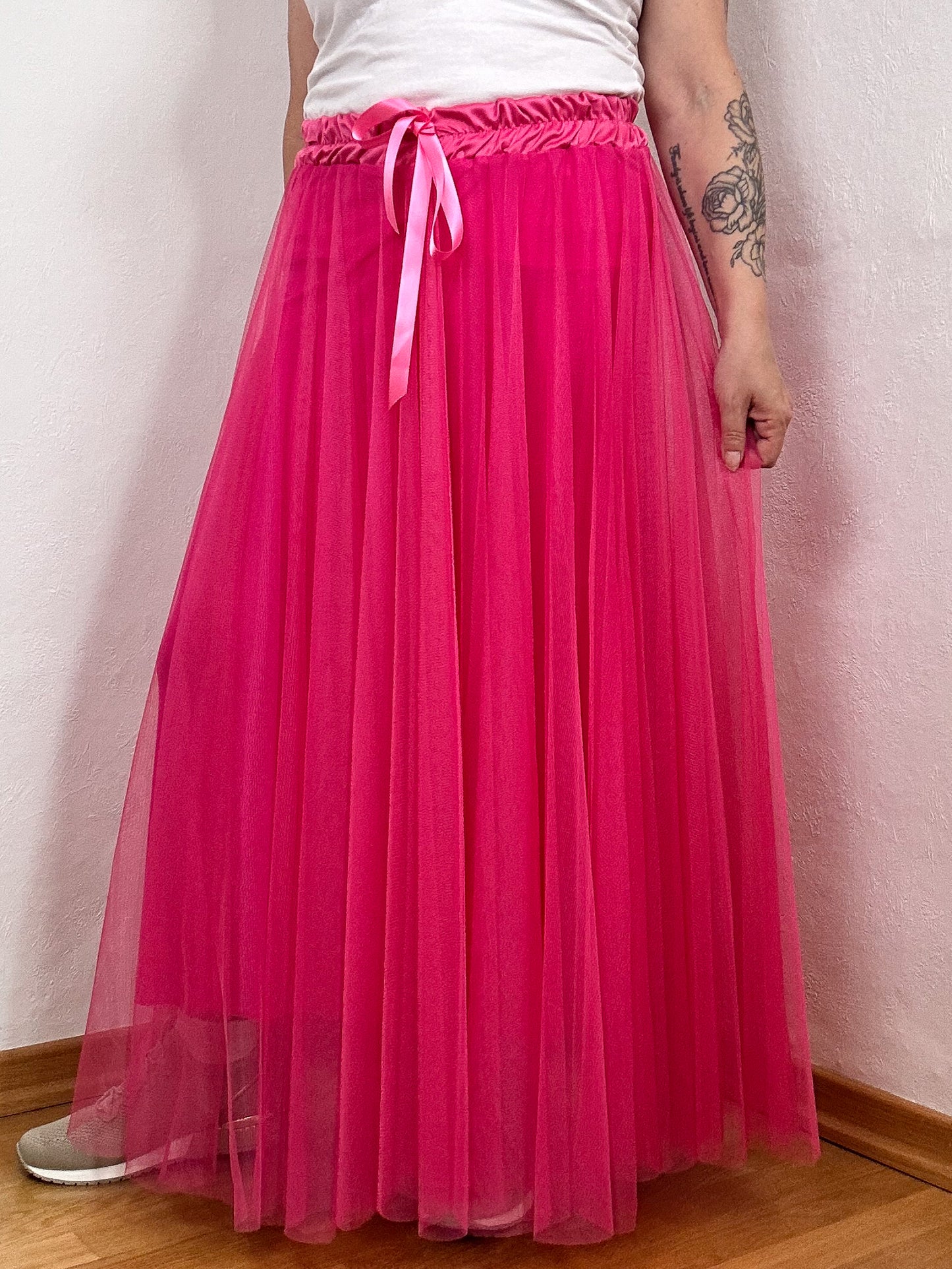 TÜLLROCK MAXI LANG TUTU PINK