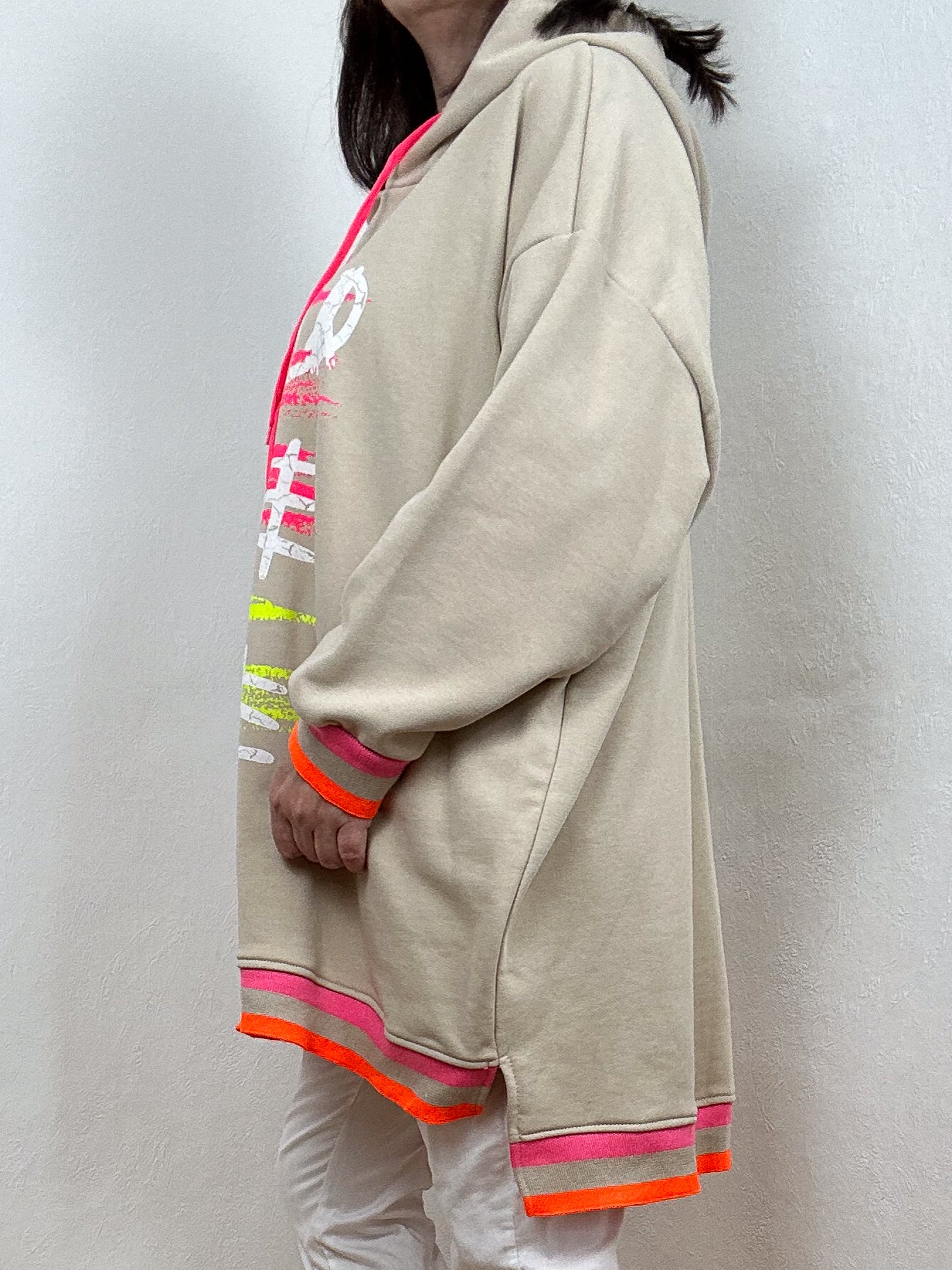 HOODIE PEACE BEIGE