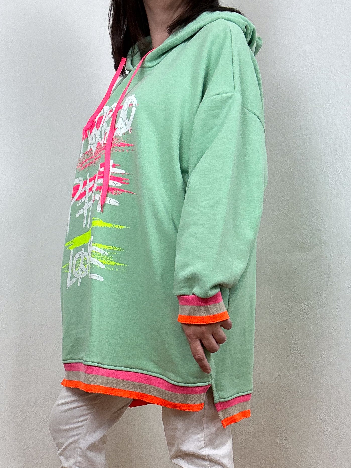 HOODIE PEACE MINT