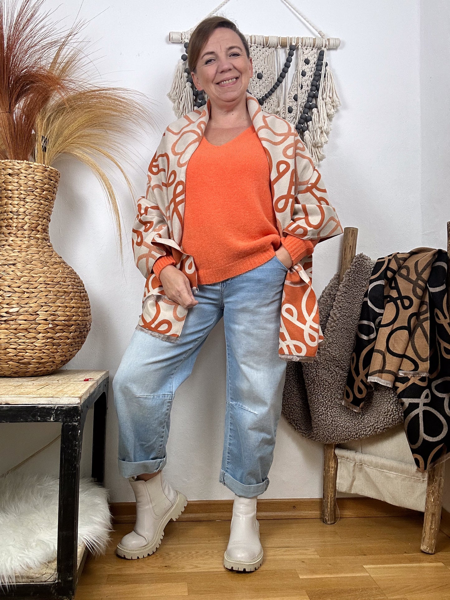 ALPAKA BASIC PULLOVER V-AUSSCHNITT