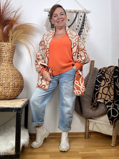 ALPAKA BASIC PULLOVER V-AUSSCHNITT