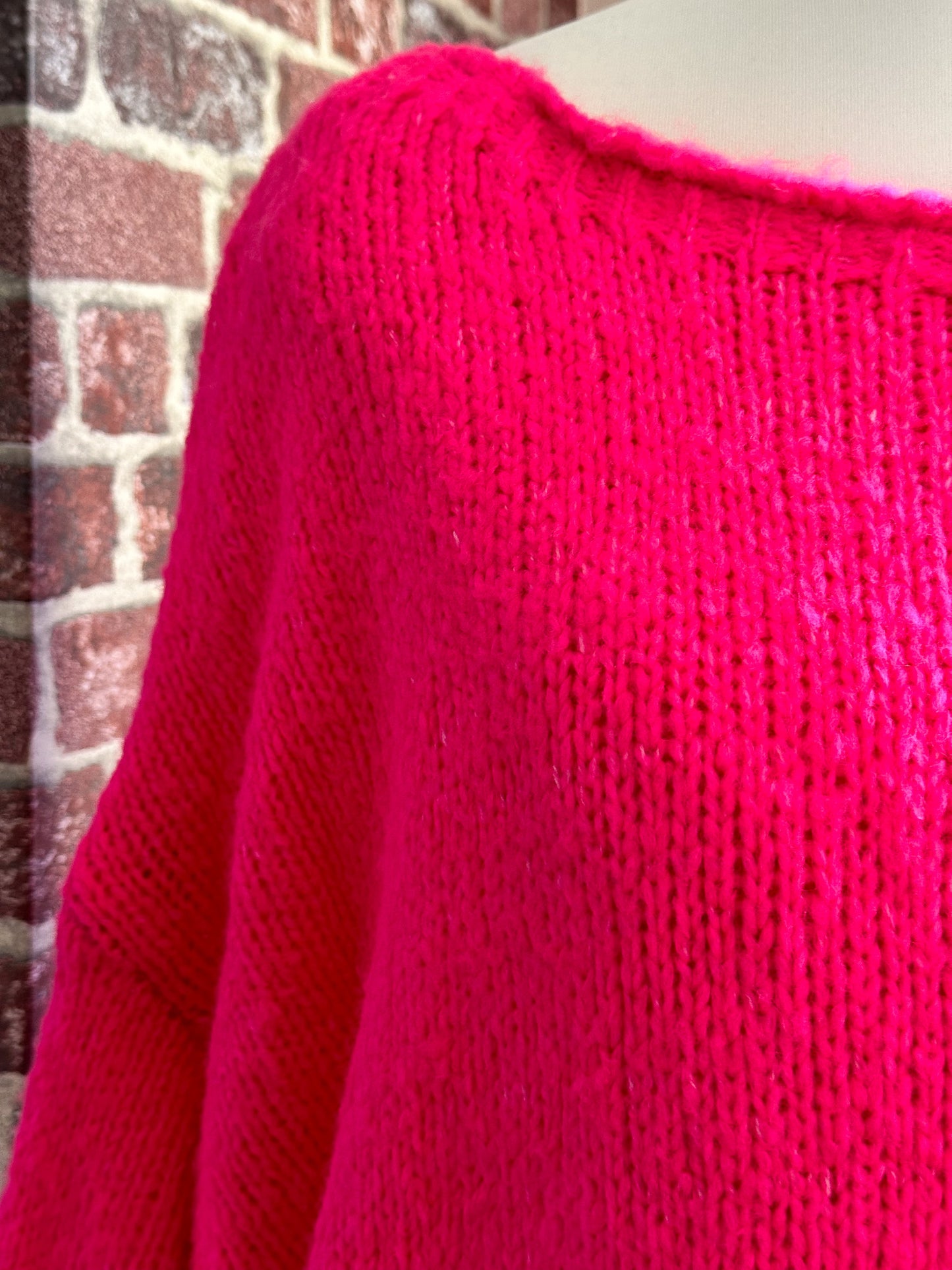 STRICKKLEID / LONGPULLOVER JADEN PINK