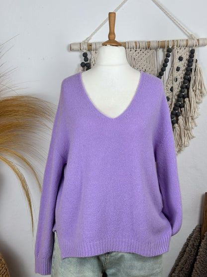 ALPAKA BASIC PULLOVER V-AUSSCHNITT
