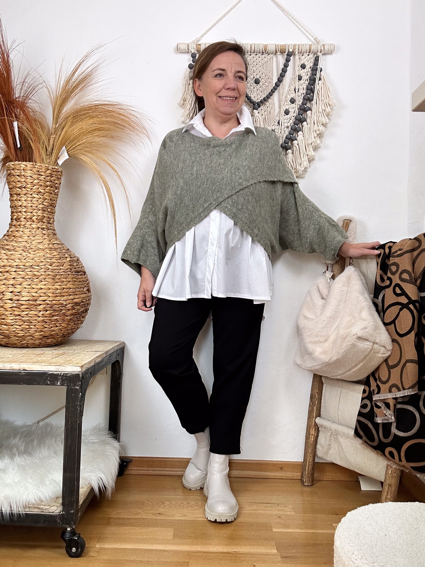 PONCHO PULLOVER EMMA 5 FARBEN