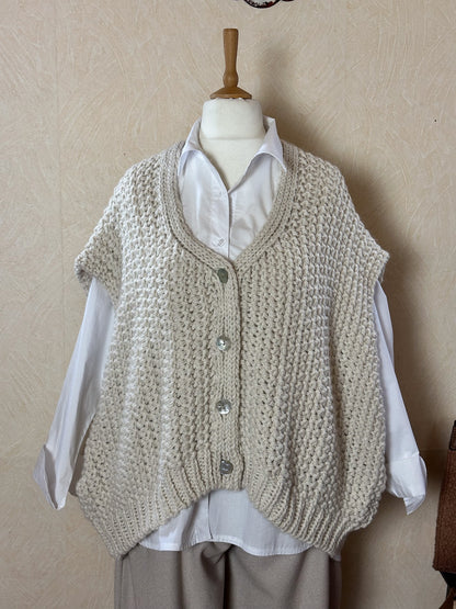 GROBSTRICK OVERSIZE WESTE LENA