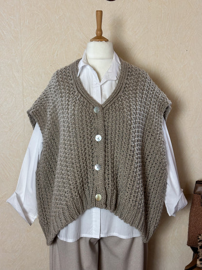 GROBSTRICK OVERSIZE WESTE LENA