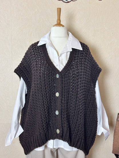 GROBSTRICK OVERSIZE WESTE LENA