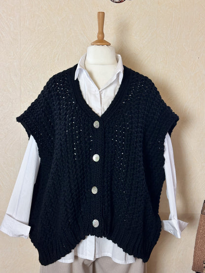 GROBSTRICK OVERSIZE WESTE LENA