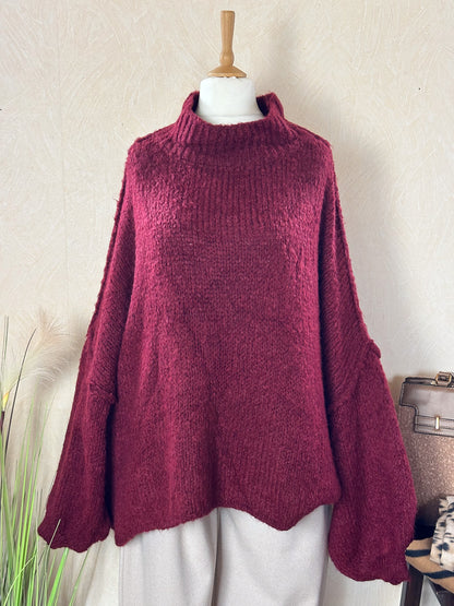 OVERSIZE KUSCHEL PULLOVER ALINA