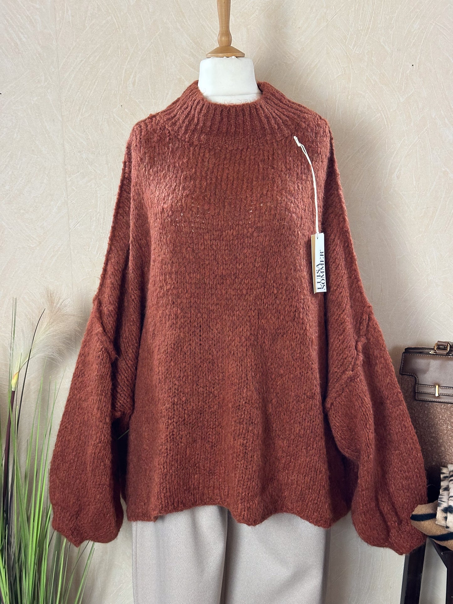 OVERSIZE KUSCHEL PULLOVER ALINA