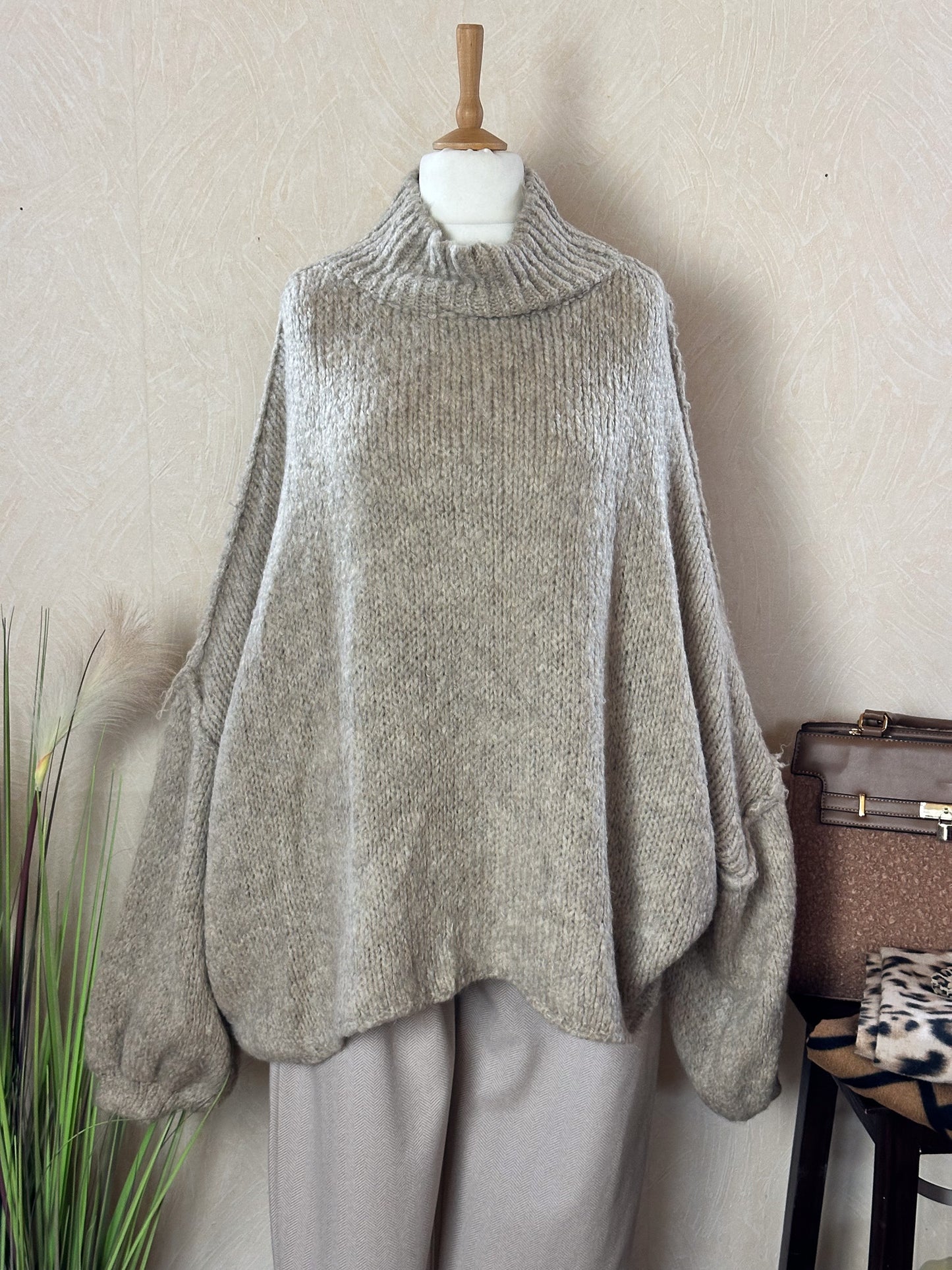 OVERSIZE KUSCHEL PULLOVER ALINA