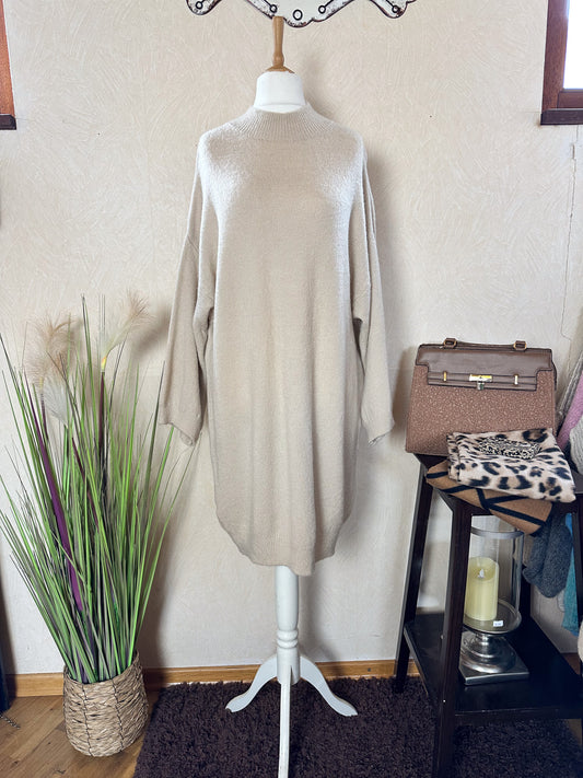 ALPAKA STRICKKLEID LONGPULLOVER ILSA