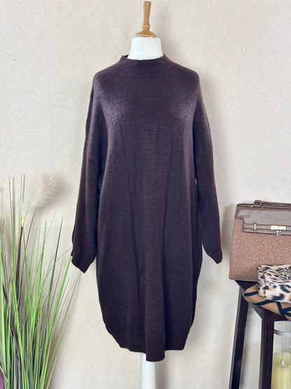 ALPAKA STRICKKLEID LONGPULLOVER ILSA