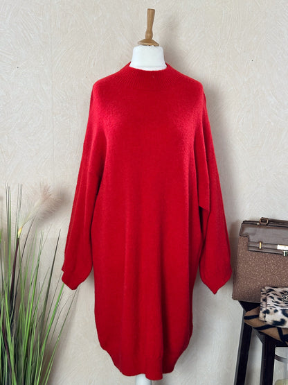 ALPAKA STRICKKLEID LONGPULLOVER ILSA