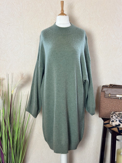 ALPAKA STRICKKLEID LONGPULLOVER ILSA