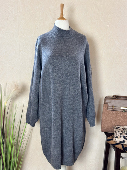 ALPAKA STRICKKLEID LONGPULLOVER ILSA