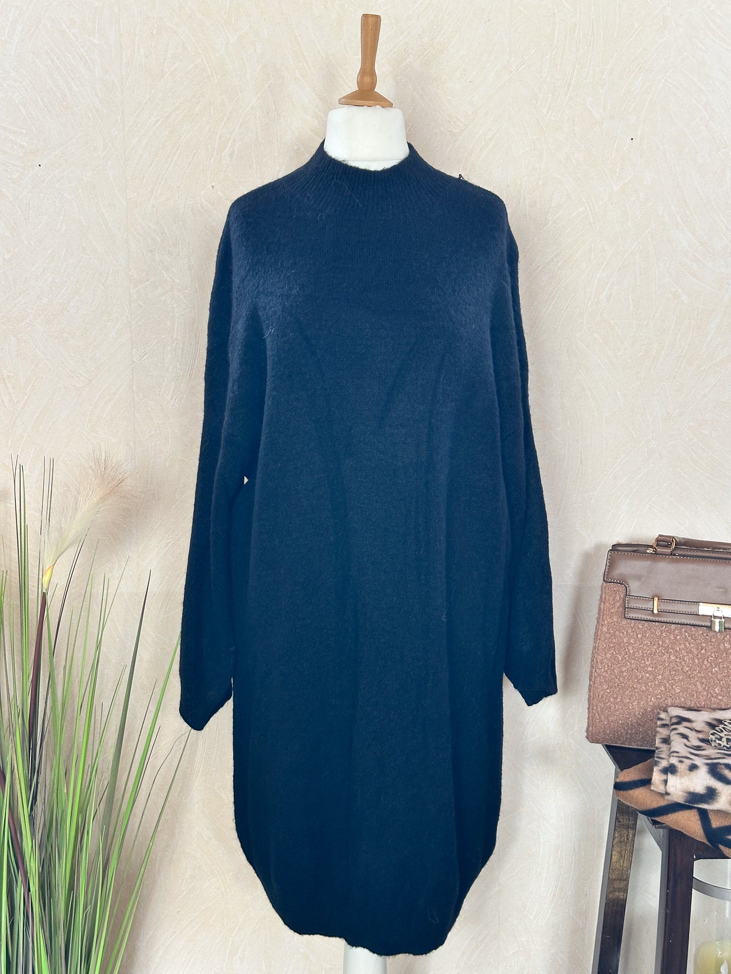 ALPAKA STRICKKLEID LONGPULLOVER ILSA