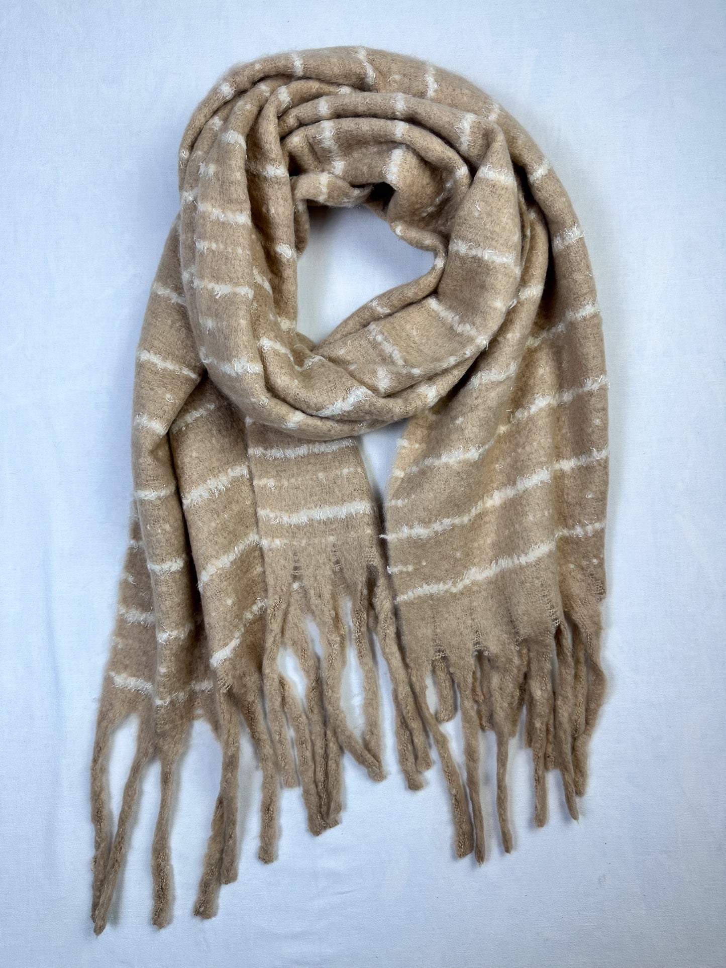 KUSCHELSCHAL STREIFEN / 2 Farben