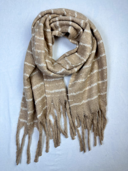 KUSCHELSCHAL STREIFEN / 2 Farben