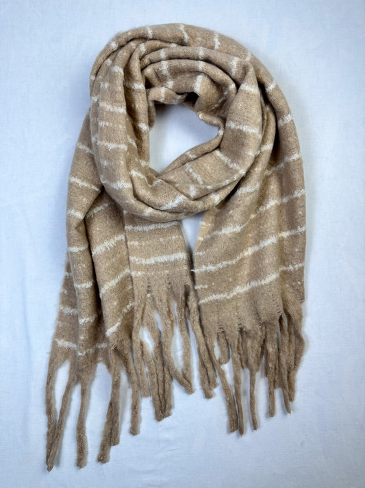 KUSCHELSCHAL STREIFEN / 2 Farben