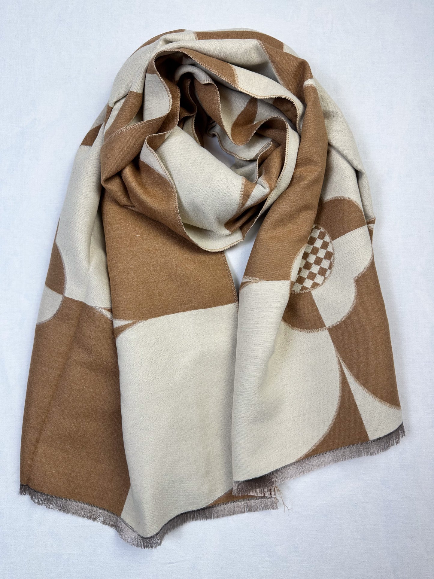 SCHAL BLUMENMUSTER 3 Farben