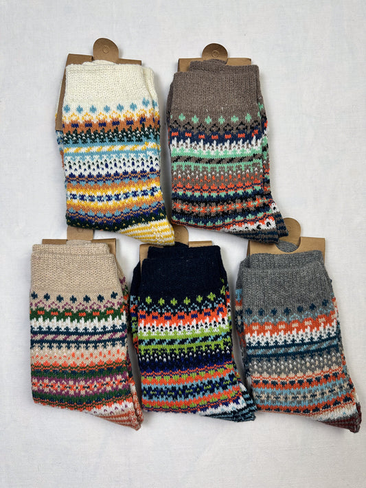 ALPAKA SOCKEN BUNT DAMEN