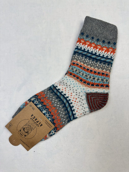 ALPAKA SOCKEN BUNT DAMEN