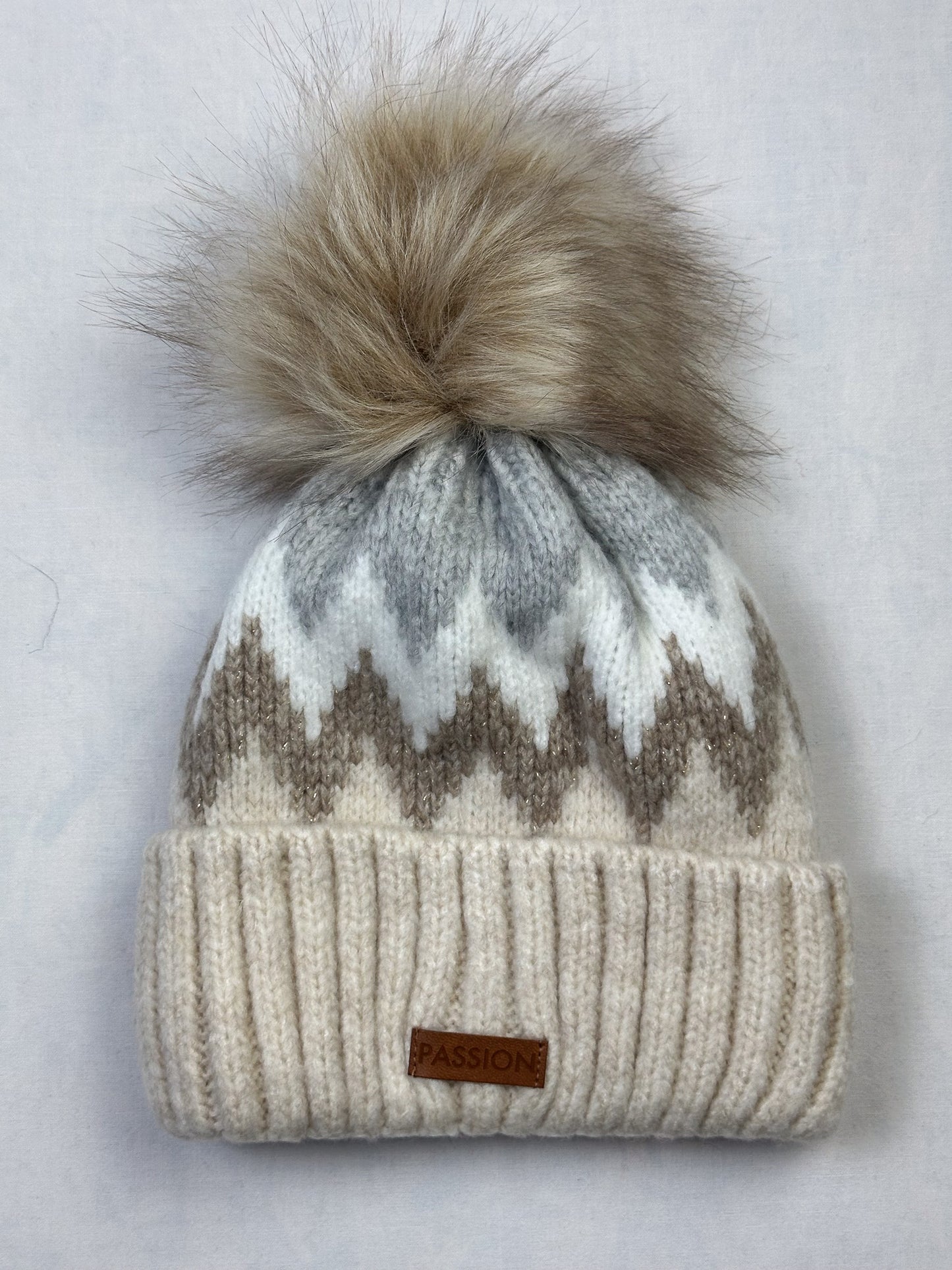 MÜTZE MIT BOMMEL NORWEGER