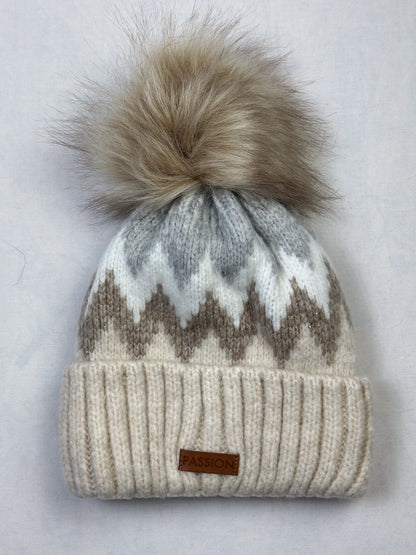 MÜTZE MIT BOMMEL NORWEGER