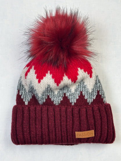 MÜTZE MIT BOMMEL NORWEGER