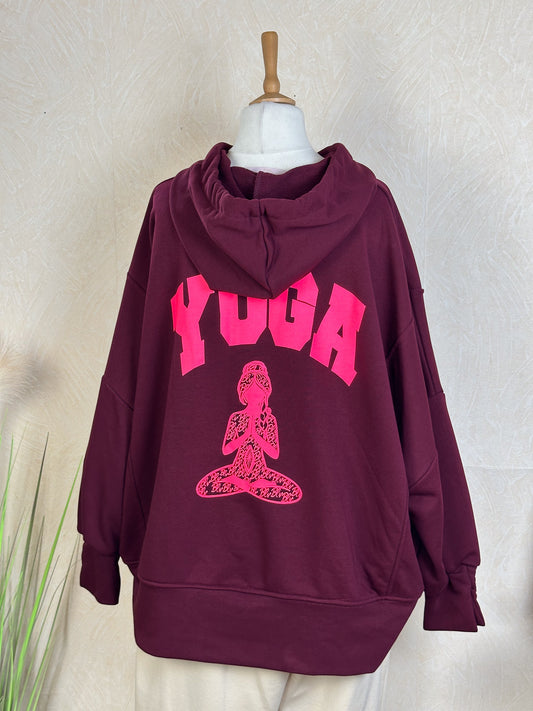 HOODIE YOGA versch. Farben