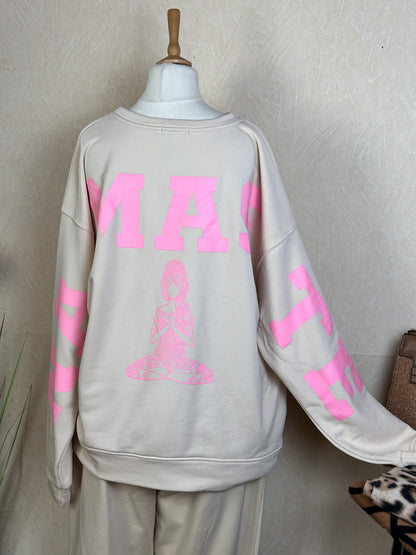 SWEATSHIRT MOOIJ NAMASTE versch. Farben