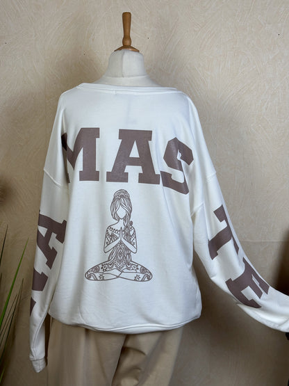 SWEATSHIRT MOOIJ NAMASTE versch. Farben