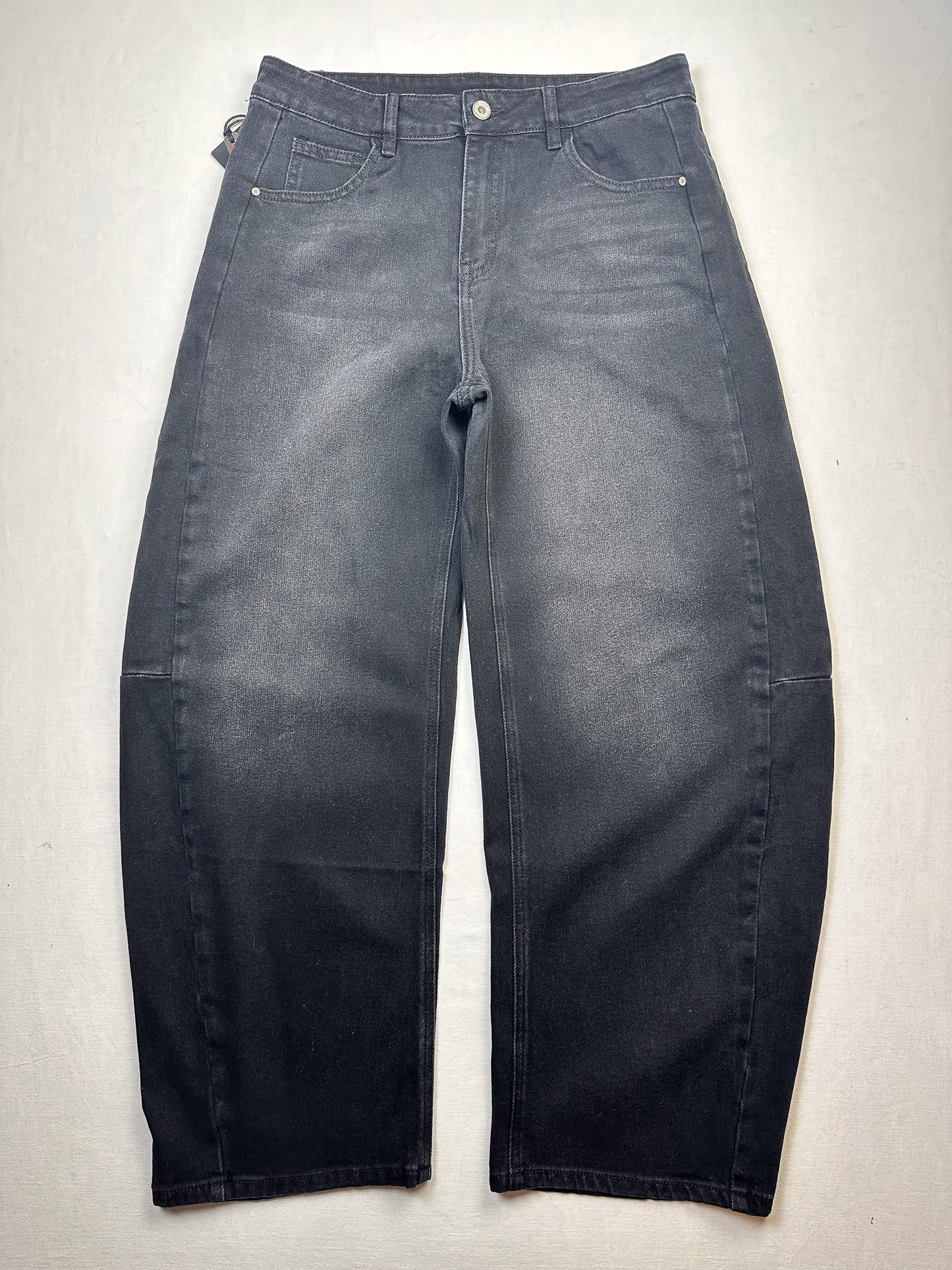 BARREL JEANSHOSE EXTRA BAGGY SCHWARZ