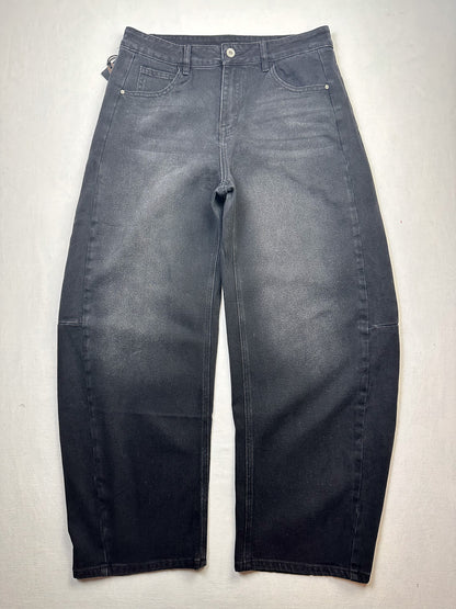 BARREL JEANSHOSE EXTRA BAGGY SCHWARZ