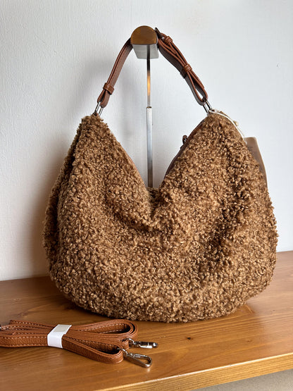 TEDDYFELL TASCHE HALBMOND versch. Farben