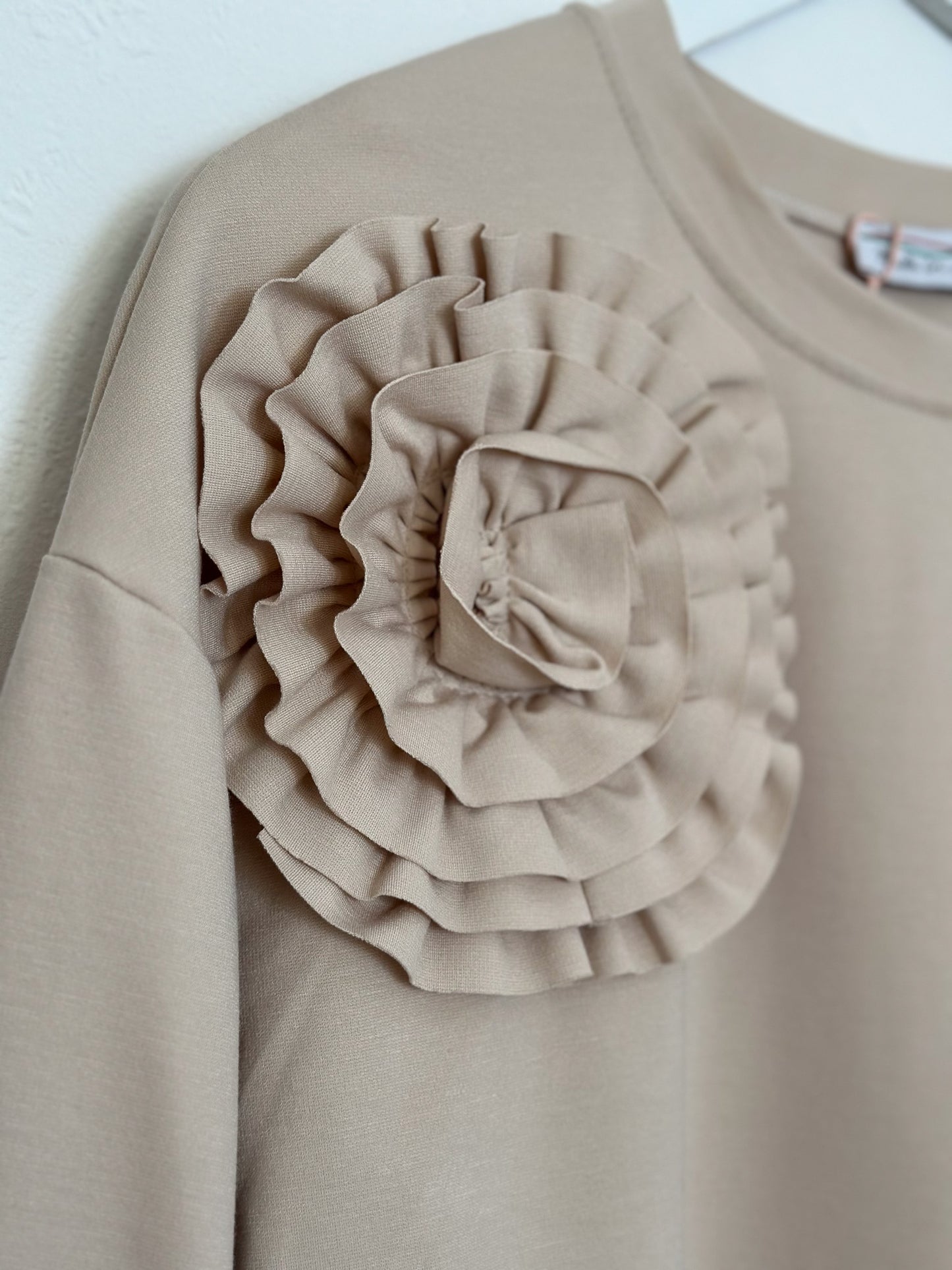 SWEATSHIRT FIORE BEIGE