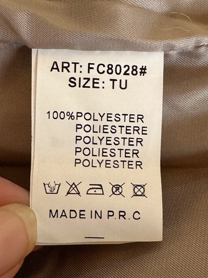 LANGHAAR KUNSTFELL WESTE Beige