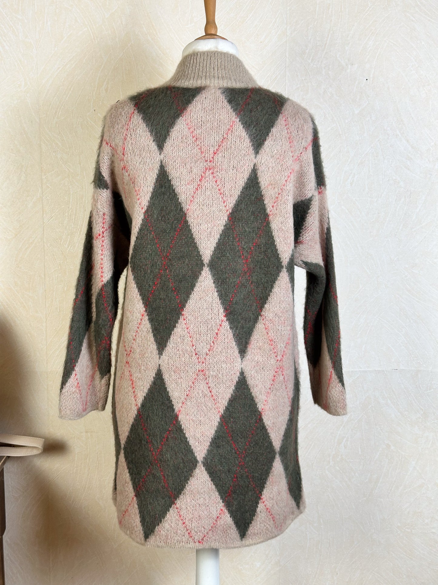 LONGPULLOVER RAUTEN MUSTER mehrere Farben