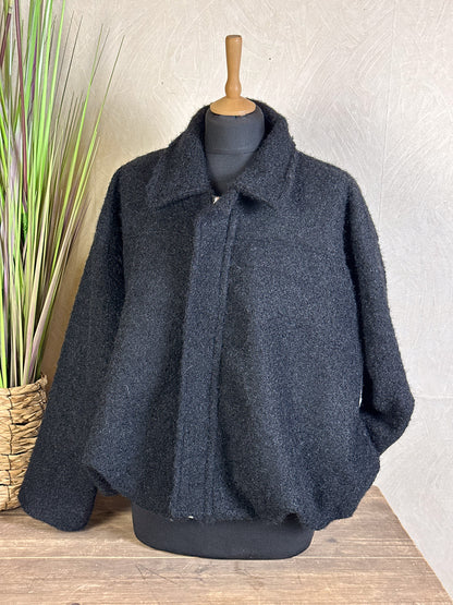 CROPPED WOLLJACKE Onesize versch. Farben