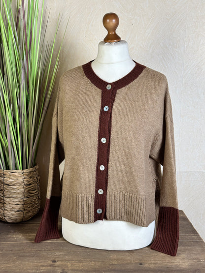 NUIT VOKUHILA CARDIGAN Brauntöne