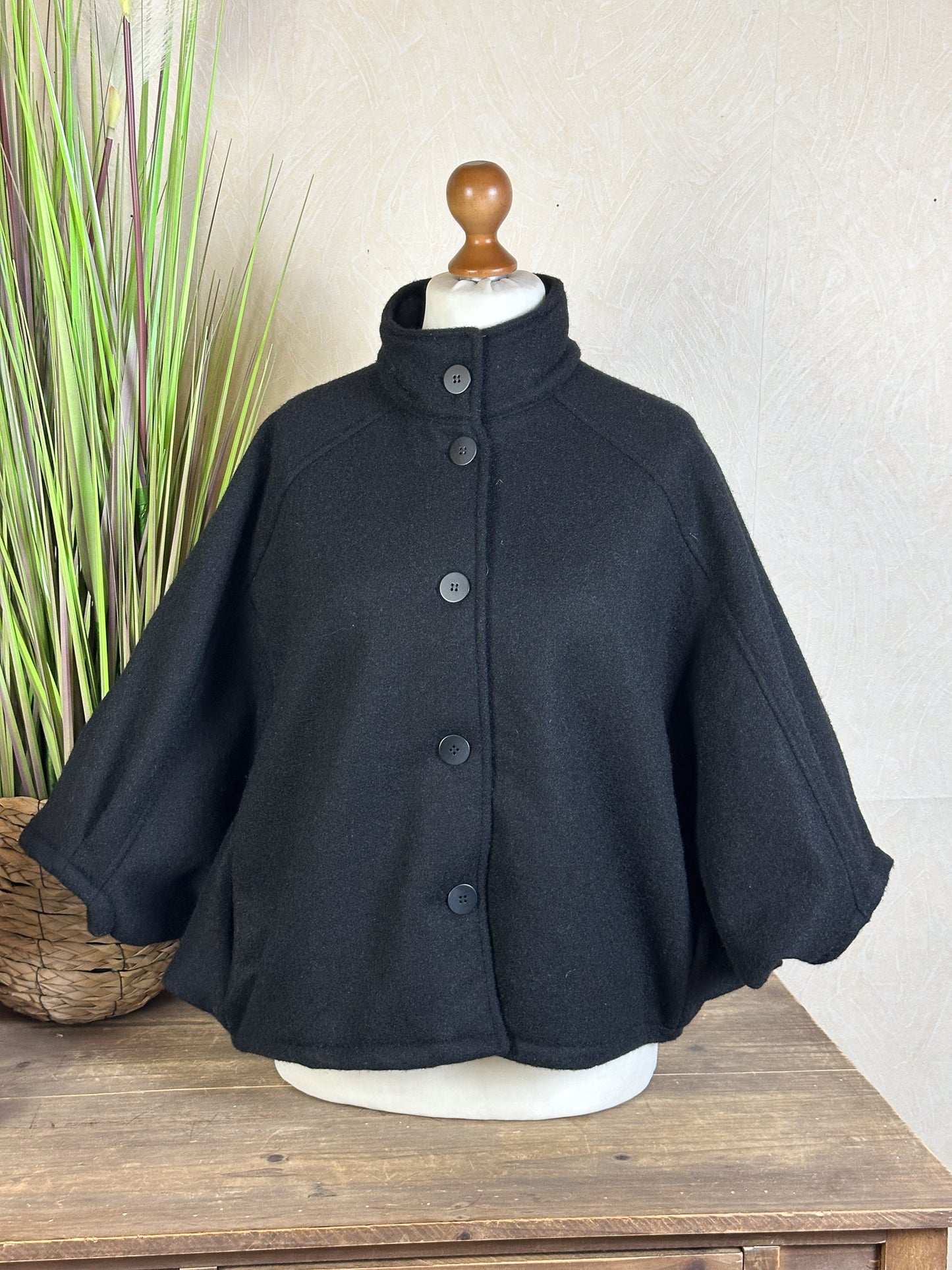 PONCHOJACKE SCHWARZ