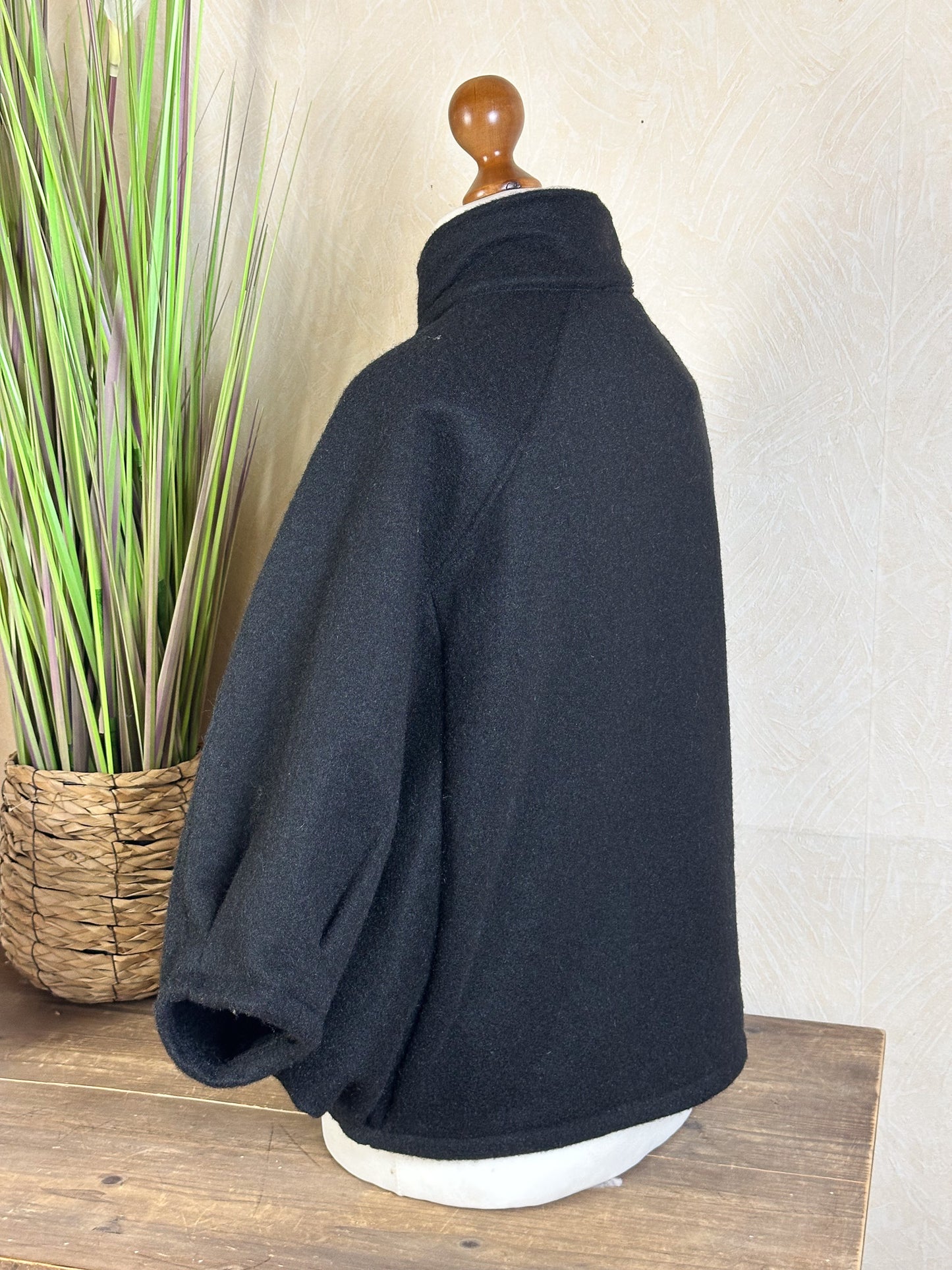 PONCHOJACKE SCHWARZ