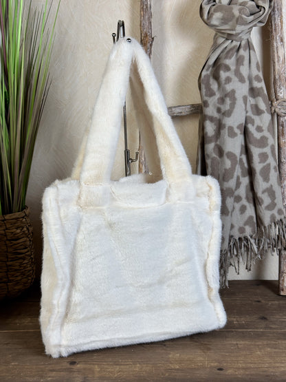 FELLTASCHE CREMEWEIß
