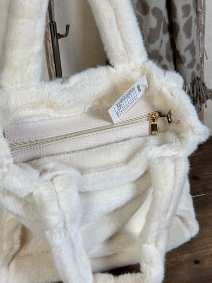 FELLTASCHE CREMEWEIß