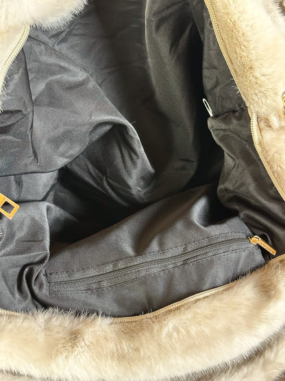 KLEINE FELLTASCHE SREIFEN