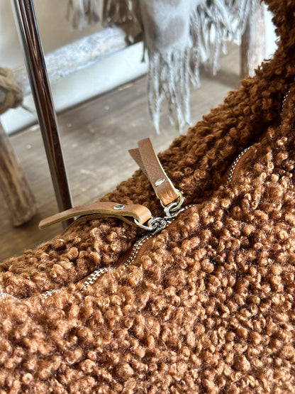 TEDDYFELL TASCHE HALBMOND BRAUN